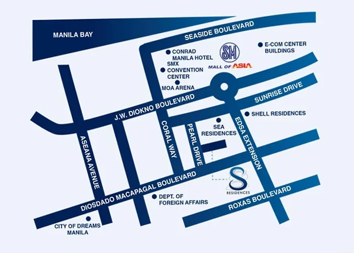 Moa Near Smx & Moa Arena | S Residences Holiday home Manila